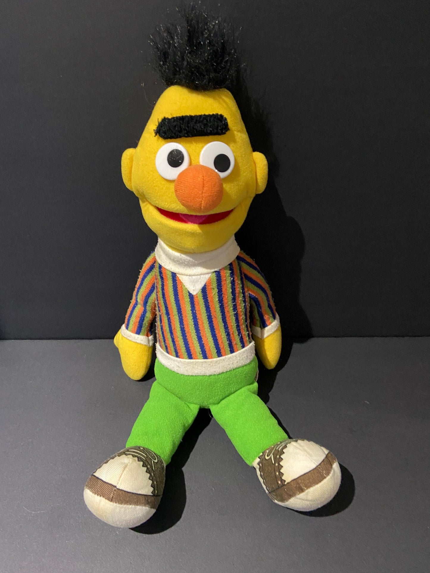 Vintage 1980s Applause Sesame Street Bert 12 Inch Plush Stuffed