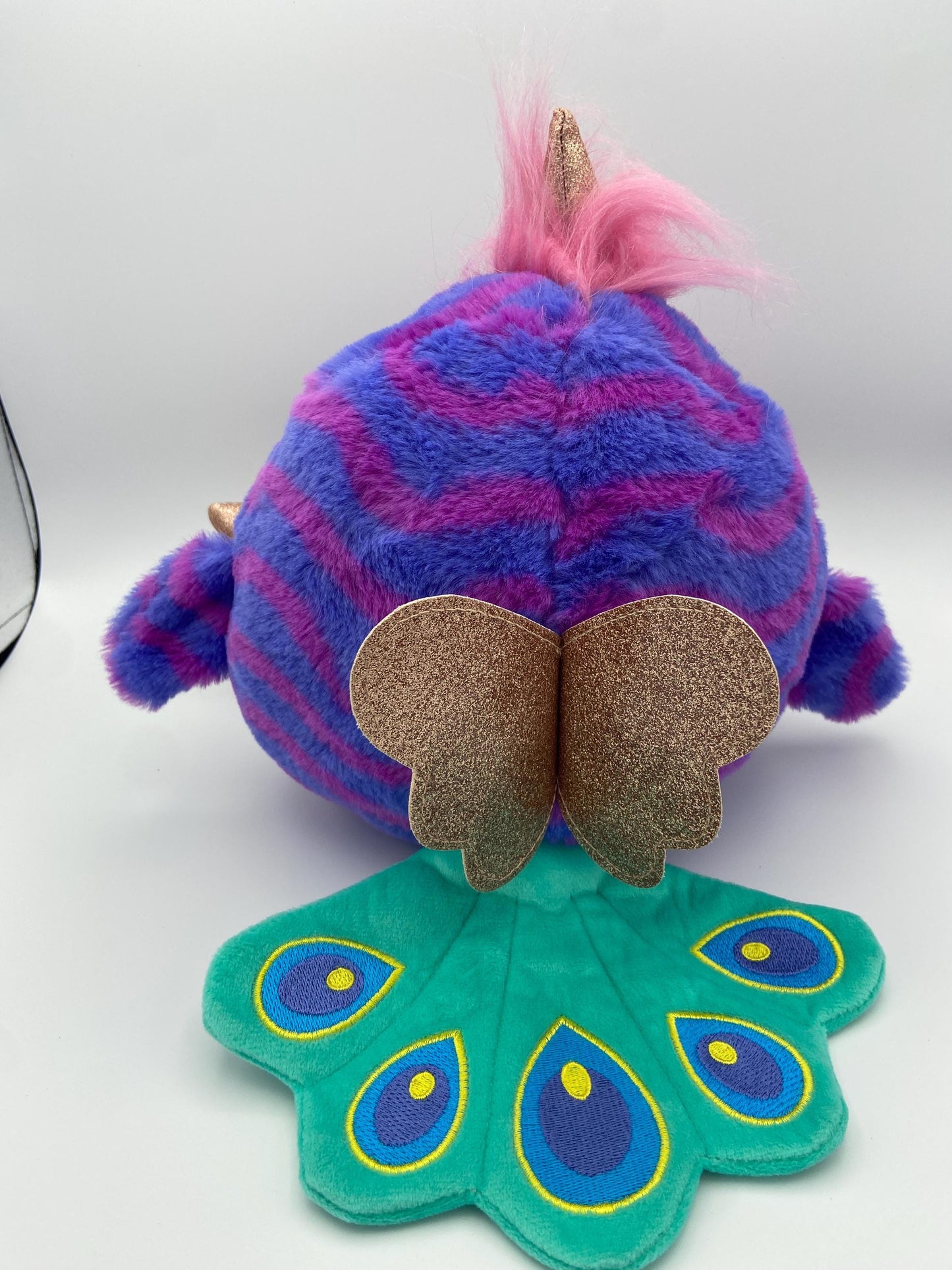 Zuru Rainbocorns Plush Peacock with Sparkle Wings 10 Inch