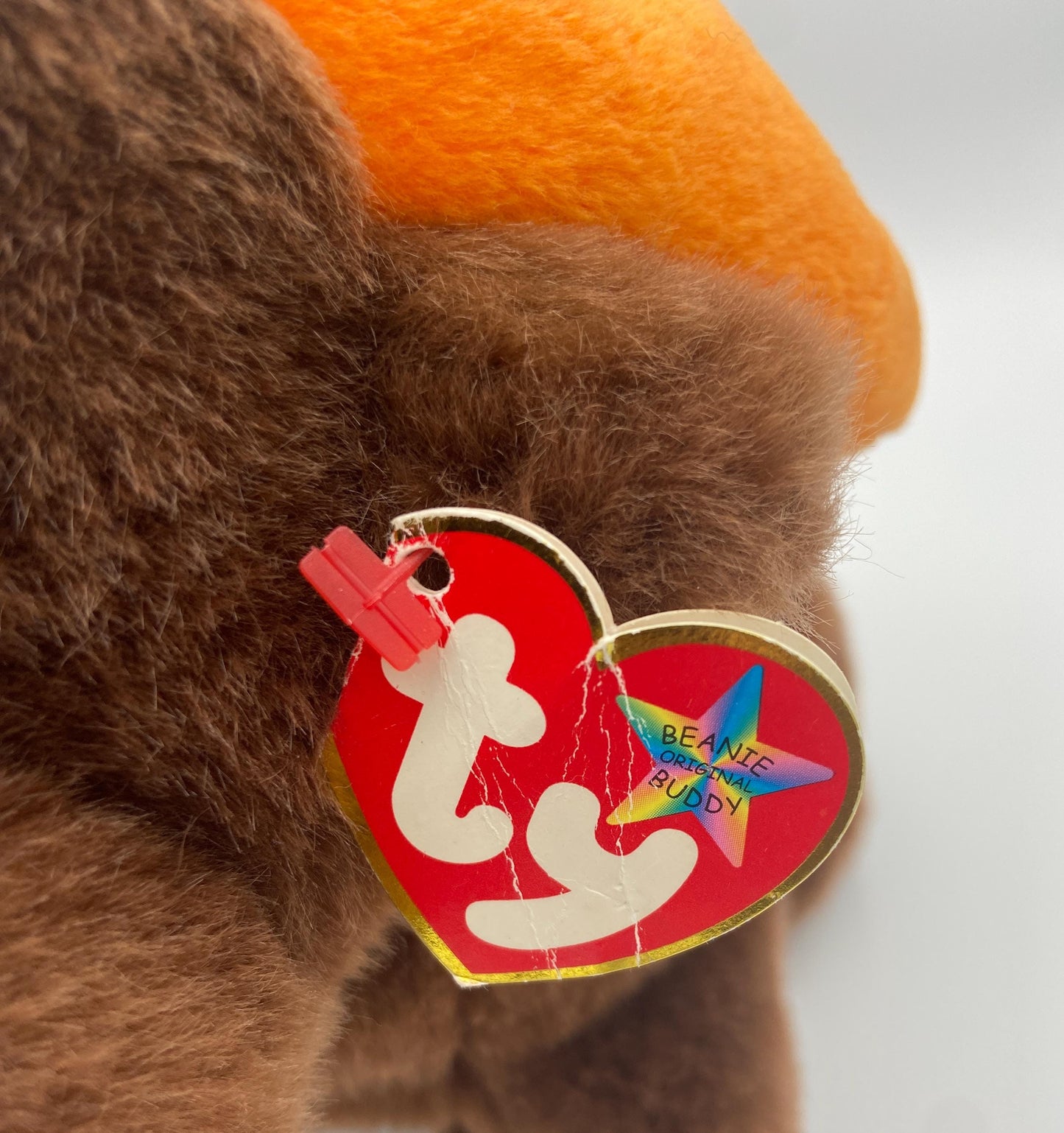 Vintage TY Beanie Buddies 11 inch Chocolate the Moose Hand Picked with Tag - 1999