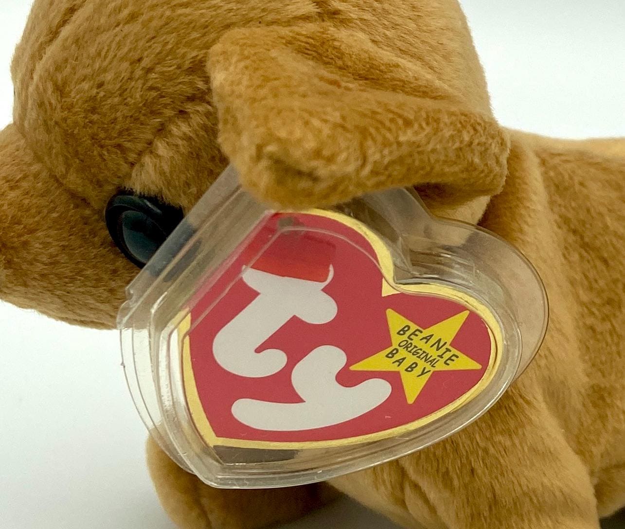Vintage 1999 Ty Beanie Baby - Tiny the Chihuahua Dog 5 Inch Hand Picked Stuffed Animal