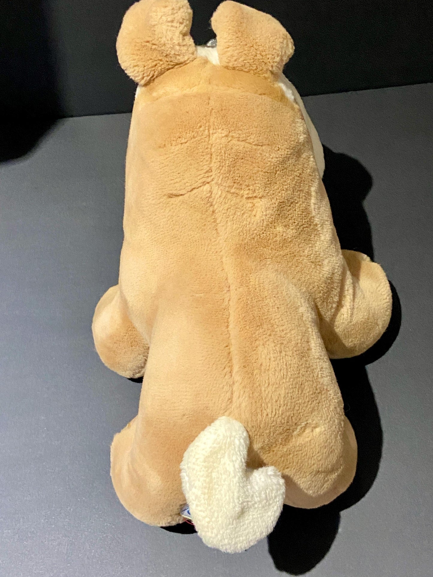 Vintage 1984 R. Dakin Co. Tough Guy Bulldog  Plush Toy 13 Inch