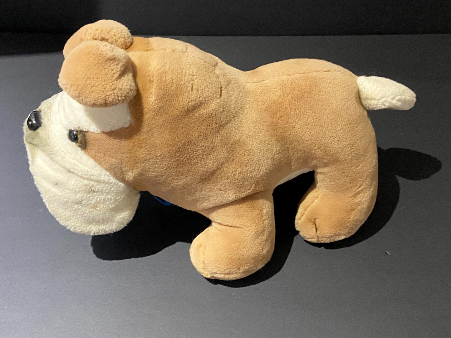 Vintage 1984 R. Dakin Co. Tough Guy Bulldog  Plush Toy 13 Inch