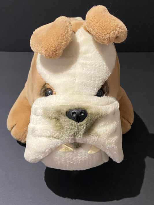 Vintage 1984 R. Dakin Co. Tough Guy Bulldog  Plush Toy 13 Inch