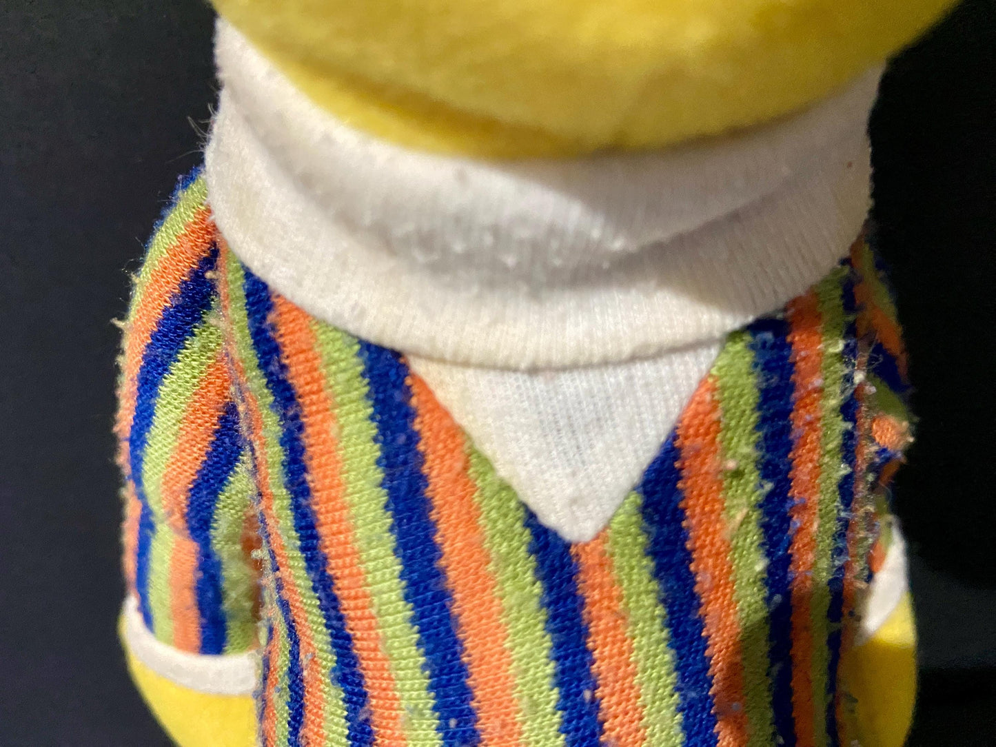 Vintage 1980s Applause Sesame Street Bert 12 Inch Plush Stuffed