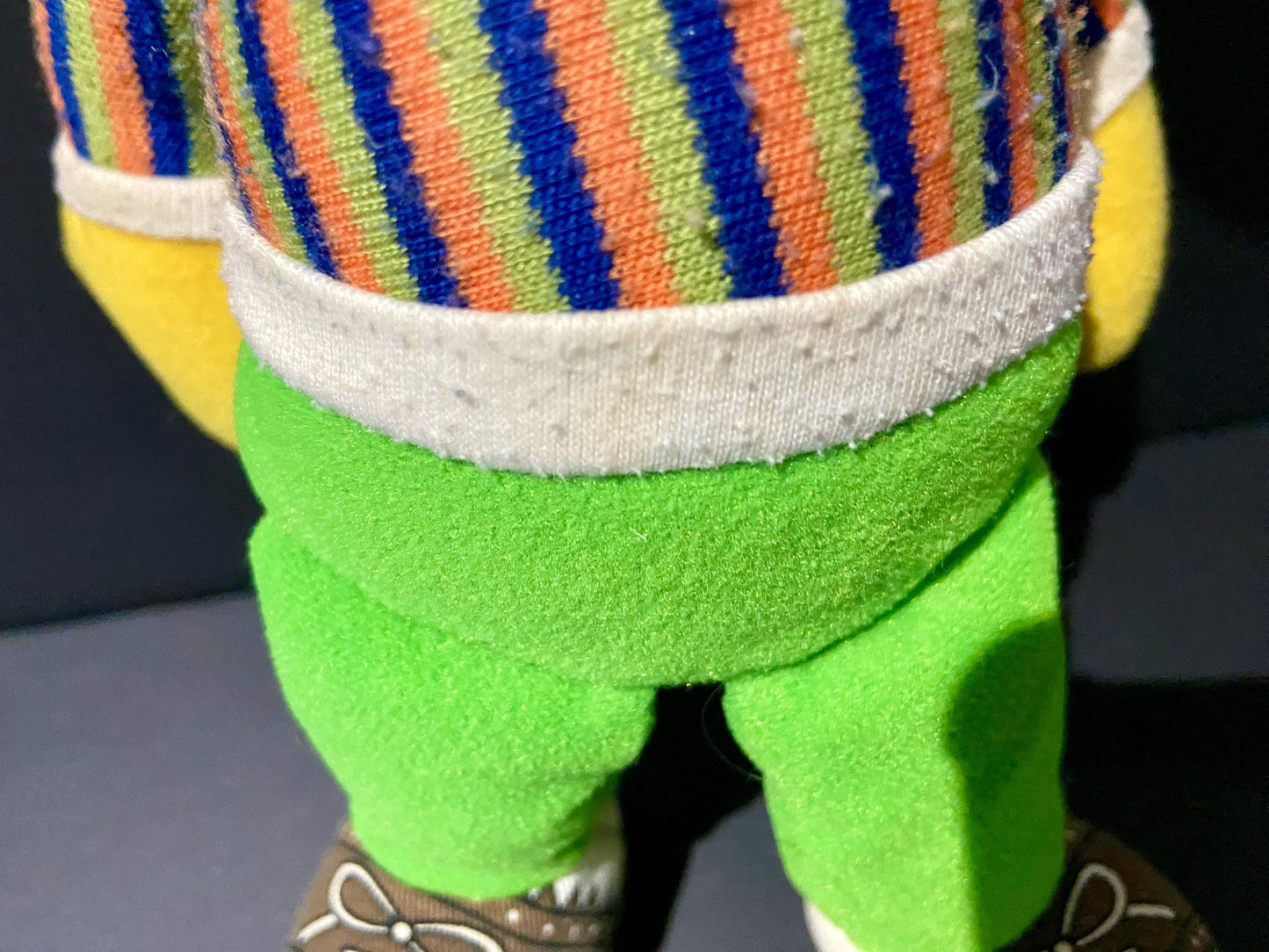 Vintage 1980s Applause Sesame Street Bert 12 Inch Plush Stuffed