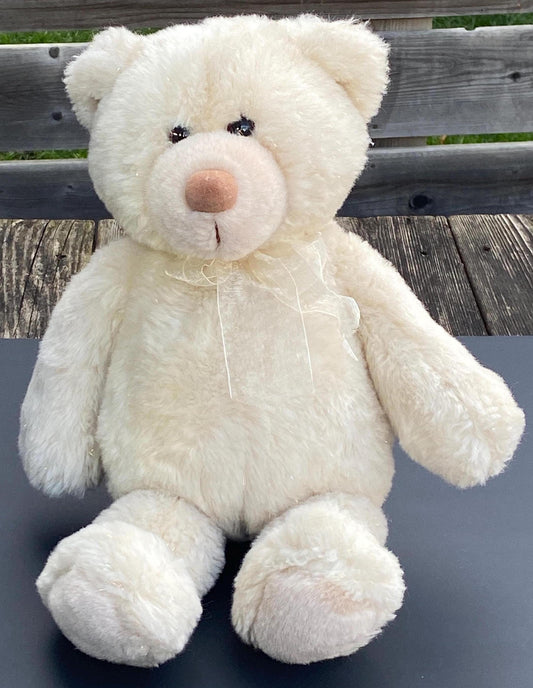 Vintage 1980s Collectible Gund, 14 Inch Teddy Bear