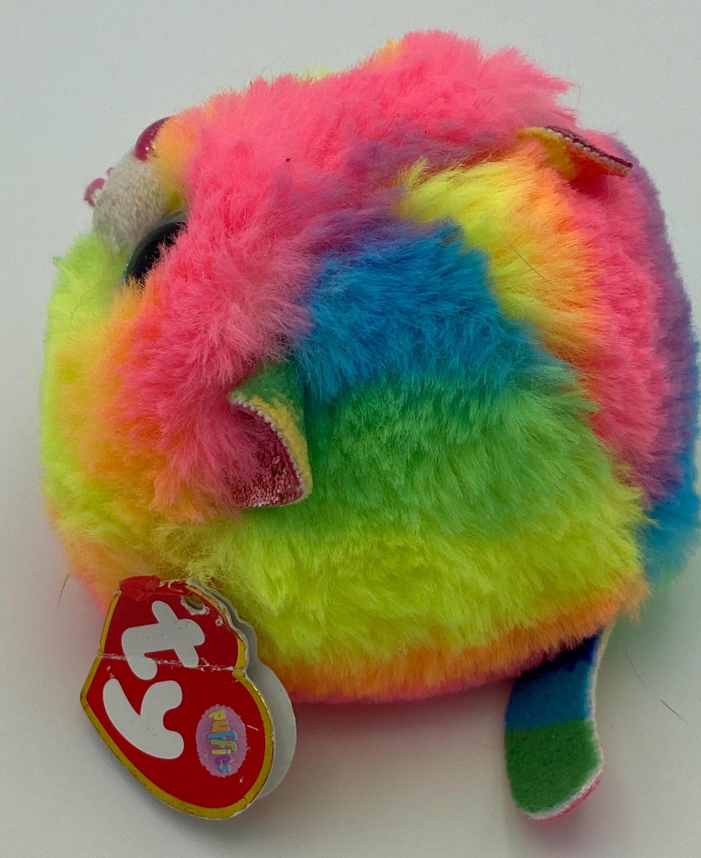 TY Puffies Collection - Gizmo Rainbow Cat 4 Inch Plush with Tag