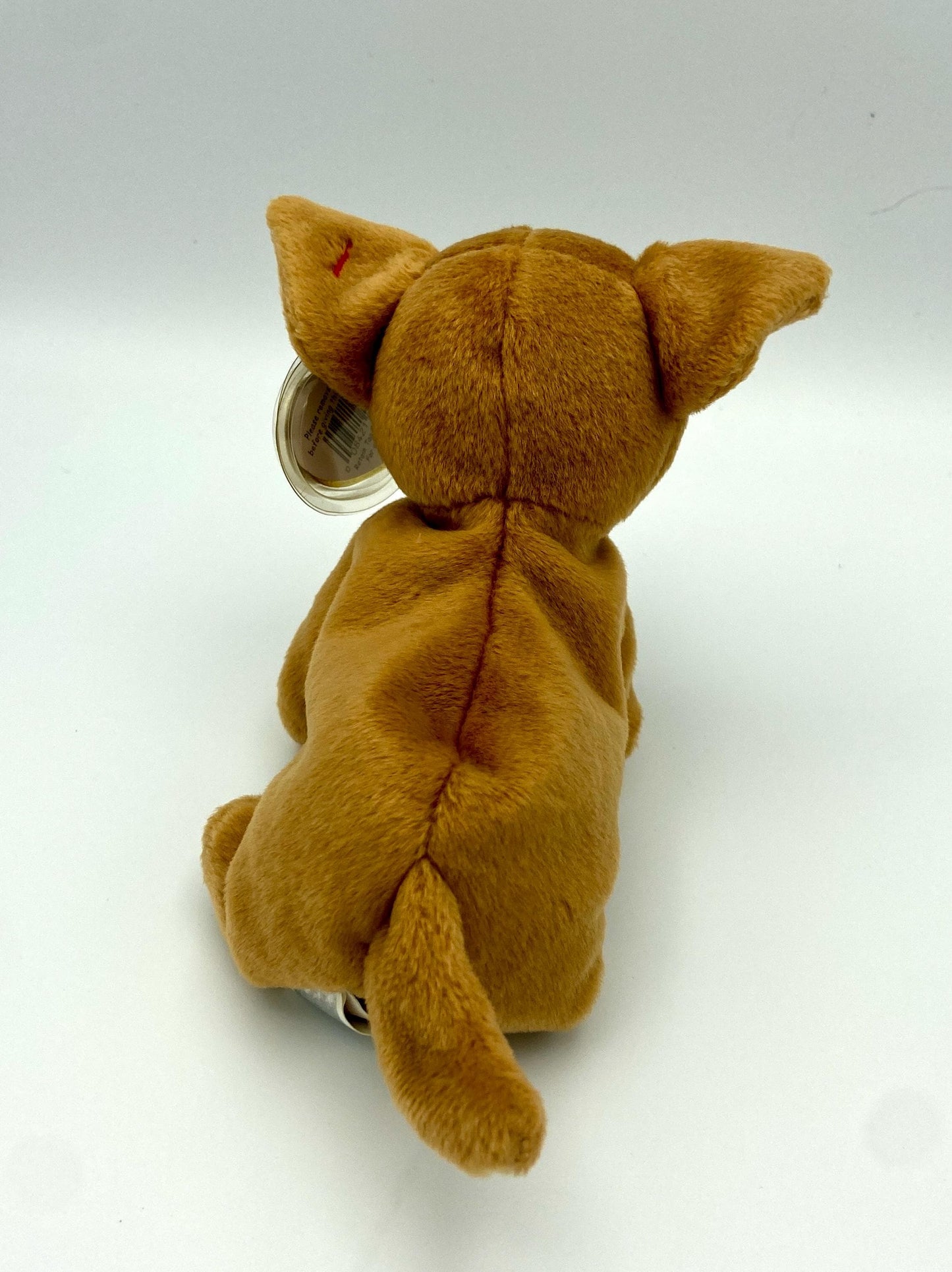 Vintage  1999 Ty Beanie Baby - Tiny the Chihuahua Dog 5 Inch Hand Picked Stuffed Animal