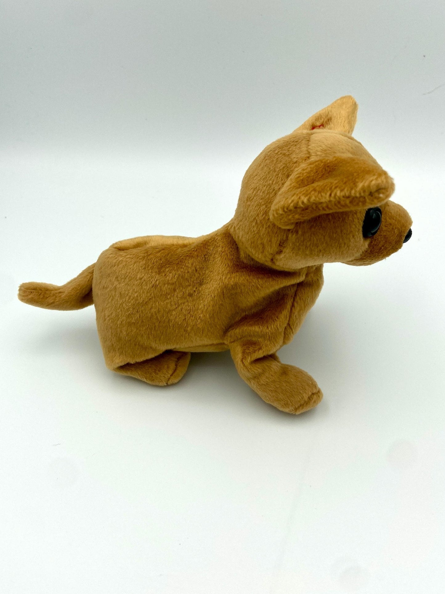Vintage  1999 Ty Beanie Baby - Tiny the Chihuahua Dog 5 Inch Hand Picked Stuffed Animal