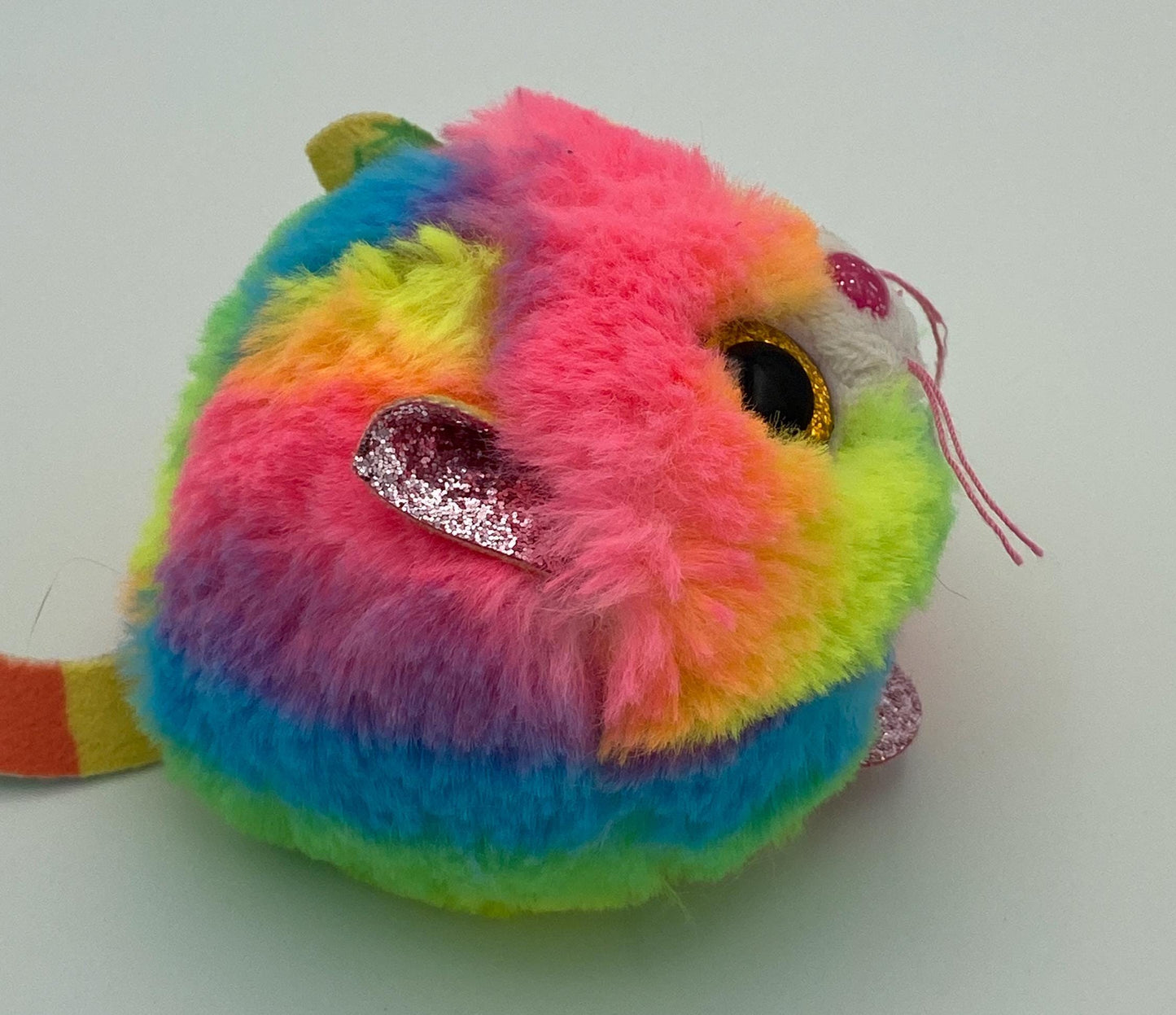 TY Puffies Collection - Gizmo Rainbow Cat 4 Inch Plush with Tag