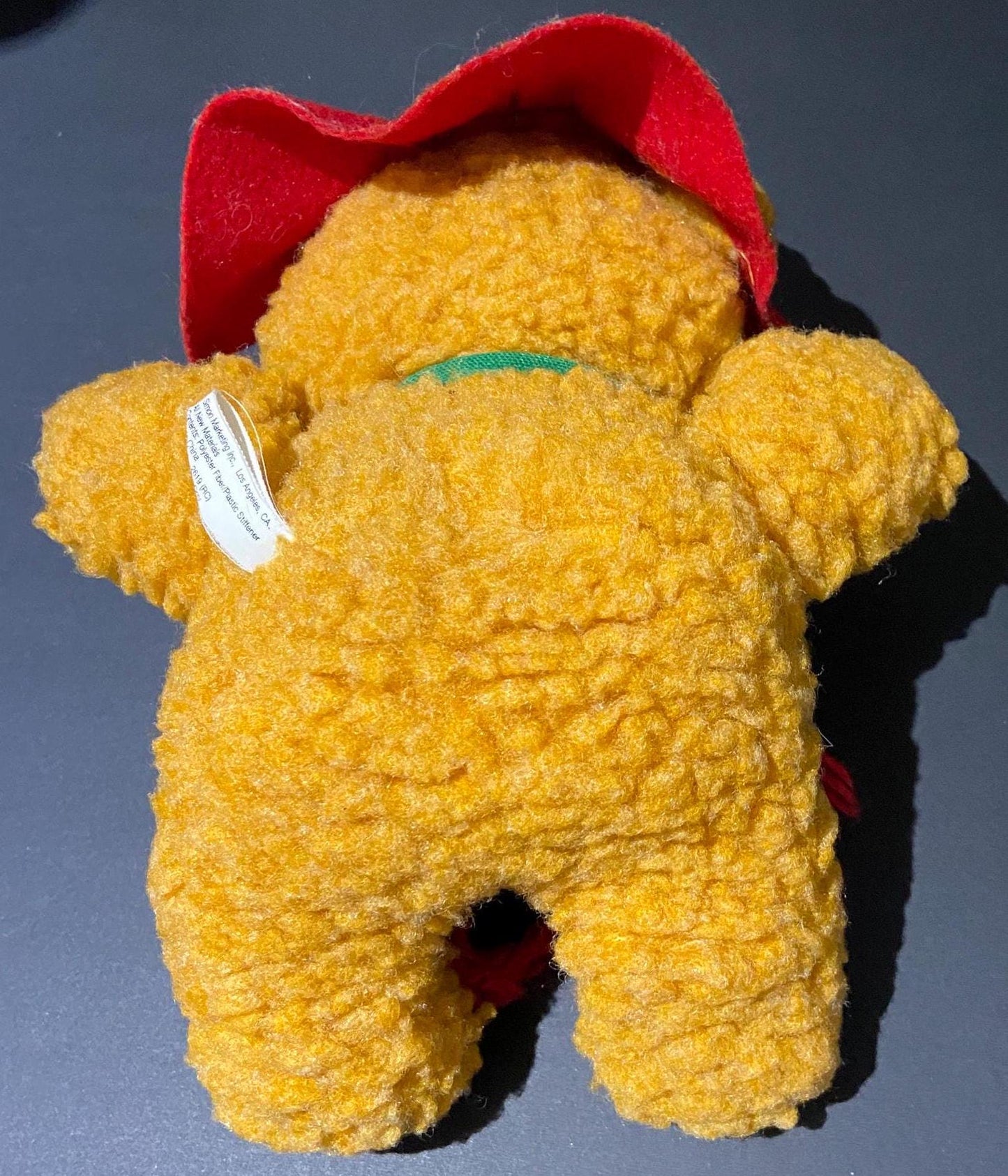 Vintage Rare 1980s Muppet Babies Fozzie Bear with Hat 8 Inch Plush