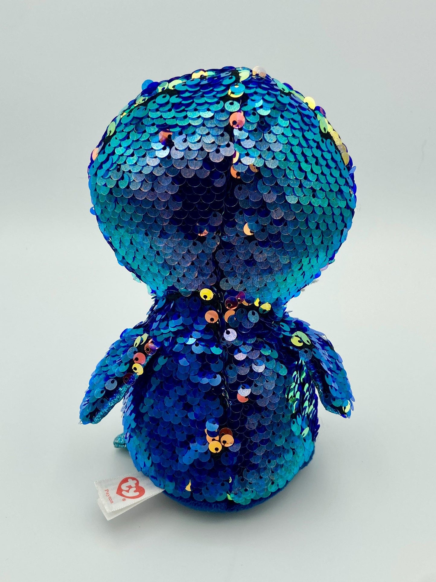 Ty Beanie Baby Penguin 6 Inch Payton Plush Stuffed Animal Toy with Blue Flippable Sequins 2018 Handpicked