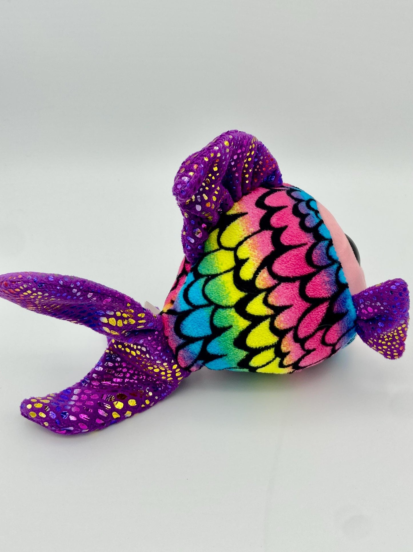 Ty Beanie Boo "Flippy" the Rainbow Fish 6 Inch Hand Picked