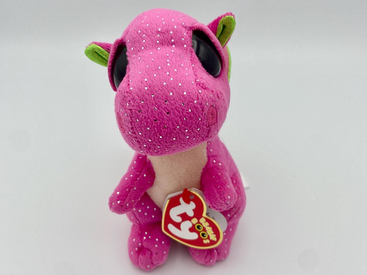 Ty Beanie Boos DARLA the Pink Dragon (6 Inch) Plush Hand Picked with Tag
