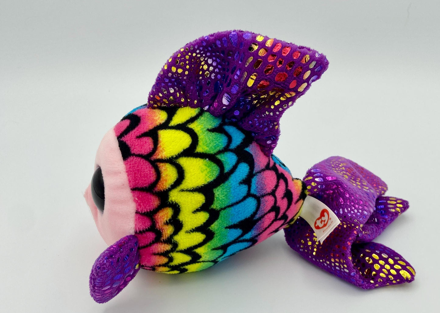 Ty Beanie Boo "Flippy" the Rainbow Fish 6 Inch Hand Picked