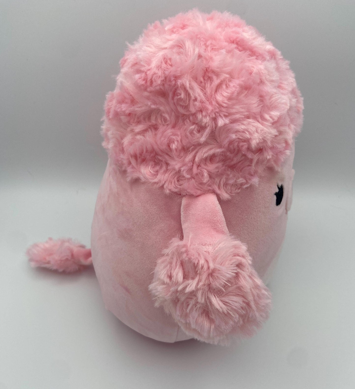 Squishmallows Kelly the Pink Poodle with Embroidered Hearts 10 Inch Plush Toy