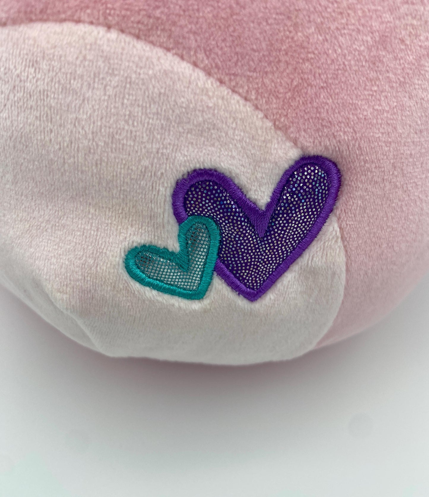 Squishmallows Kelly the Pink Poodle with Embroidered Hearts 10 Inch Plush Toy