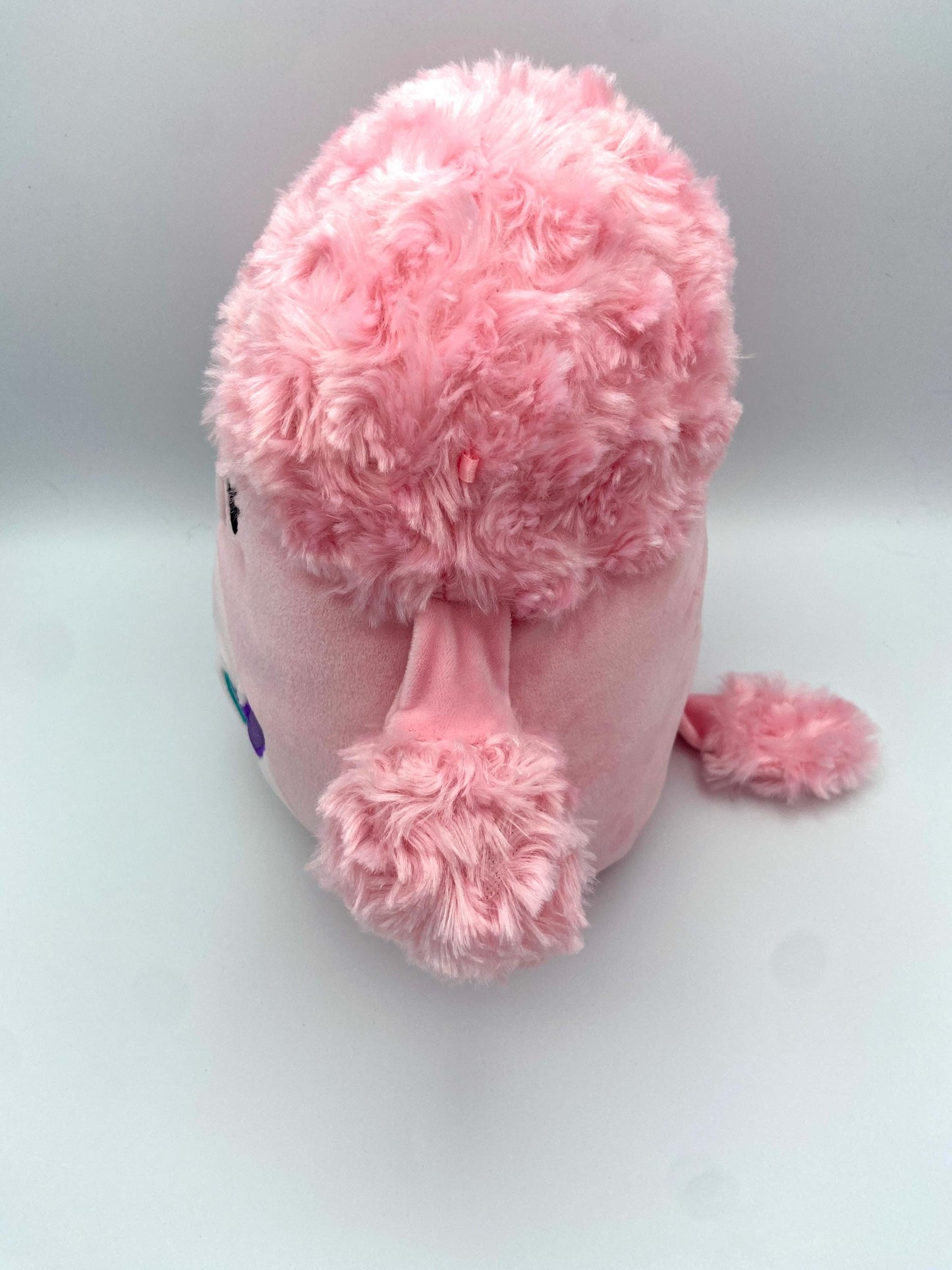 Squishmallows Kelly the Pink Poodle with Embroidered Hearts 10 Inch Plush Toy