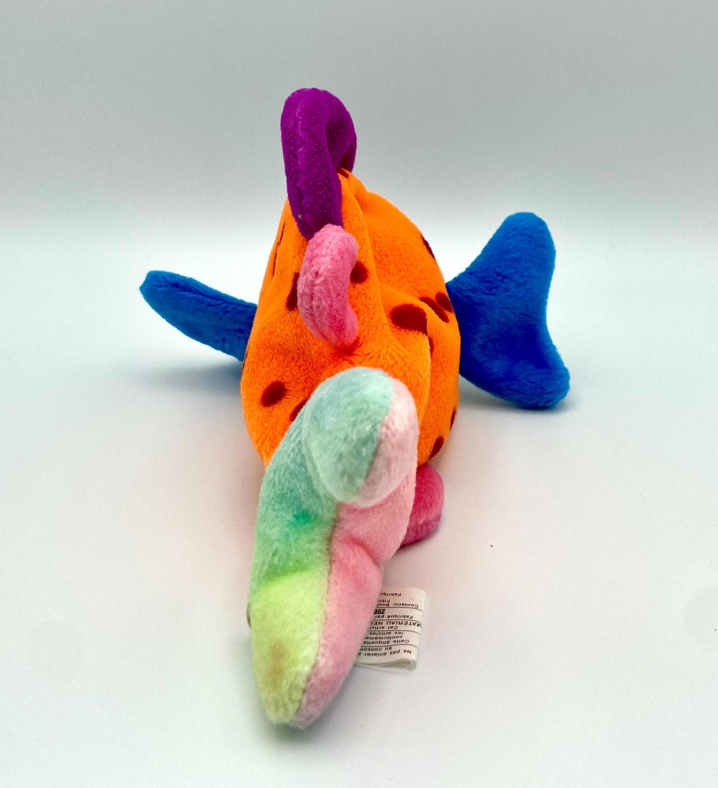 Vintage Ty Beanie Baby - Lips the Fish 8 Inch Stuffed Plush - Hand Picked (No Hang Tag)