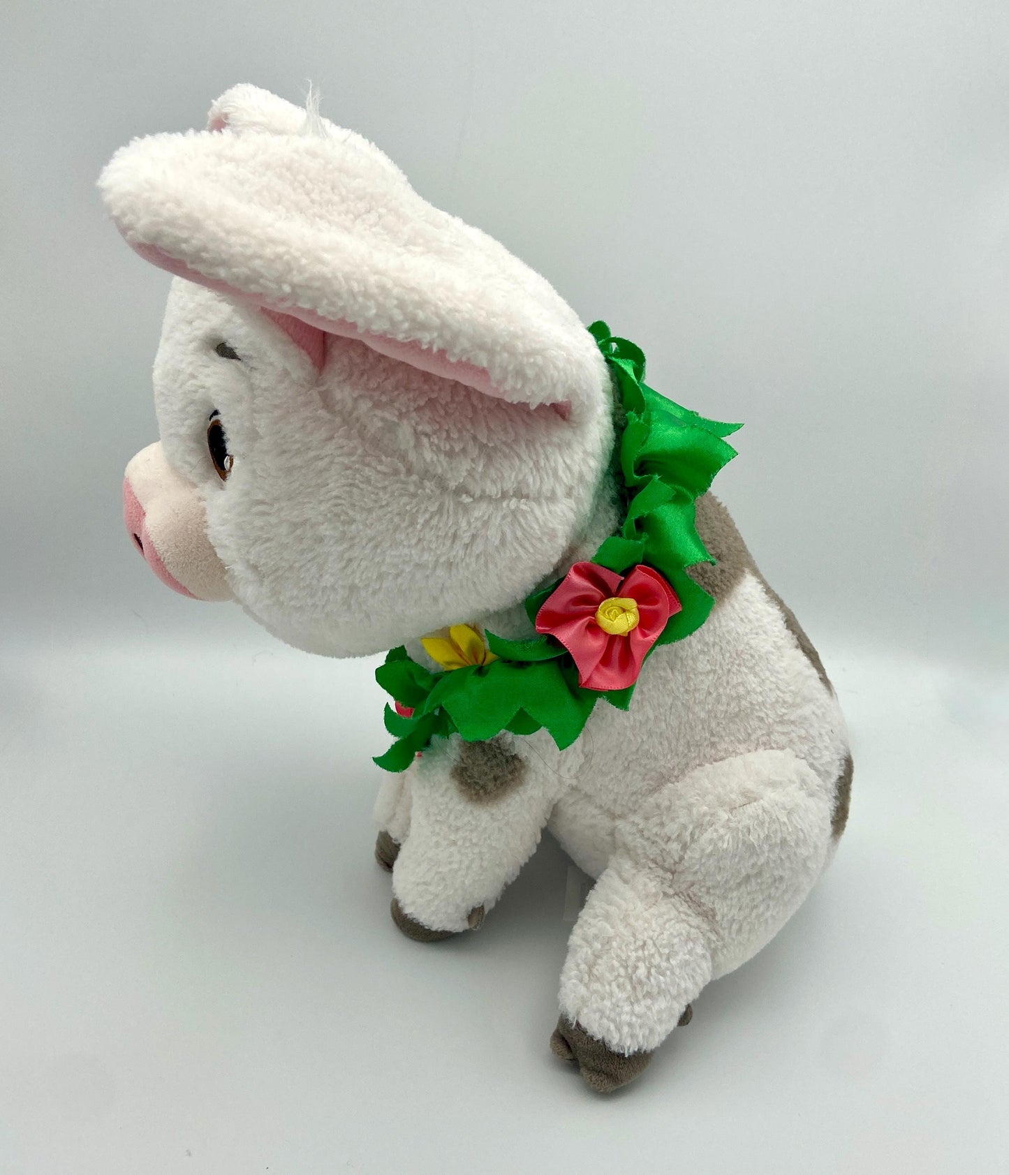 Disney Moana Pua Plush Pig with Lei 14 Inch Stuffed Animal Hand Picked