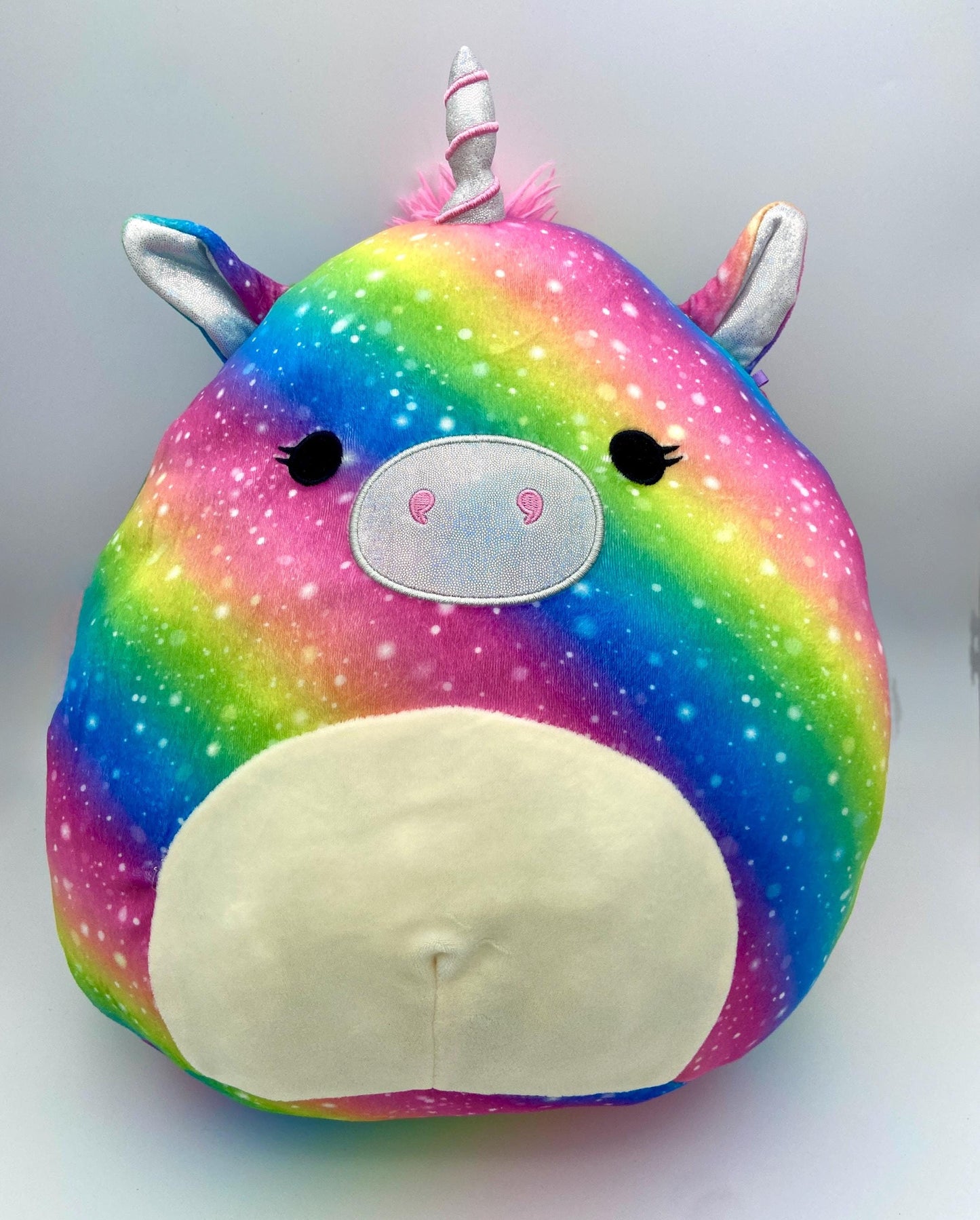 Squishmallow 14” Prim Rainbow Galaxy Unicorn Plush Stuffed Animal Toy