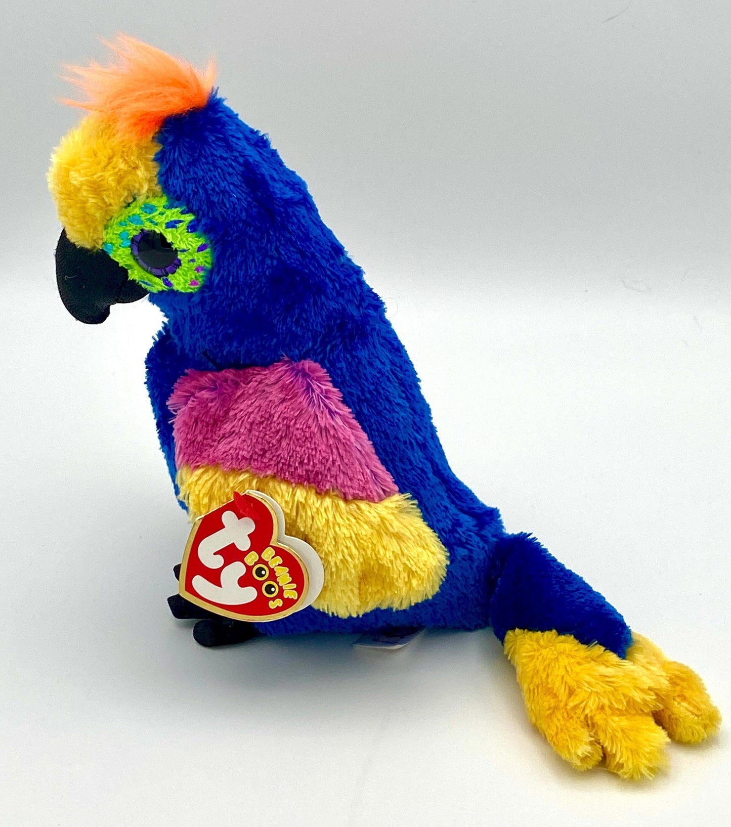 TY Wynnie Parrot Bird Macaw 7 Inch with Tags 2017 Beanie Boos Collection Hand Picked New with Tags