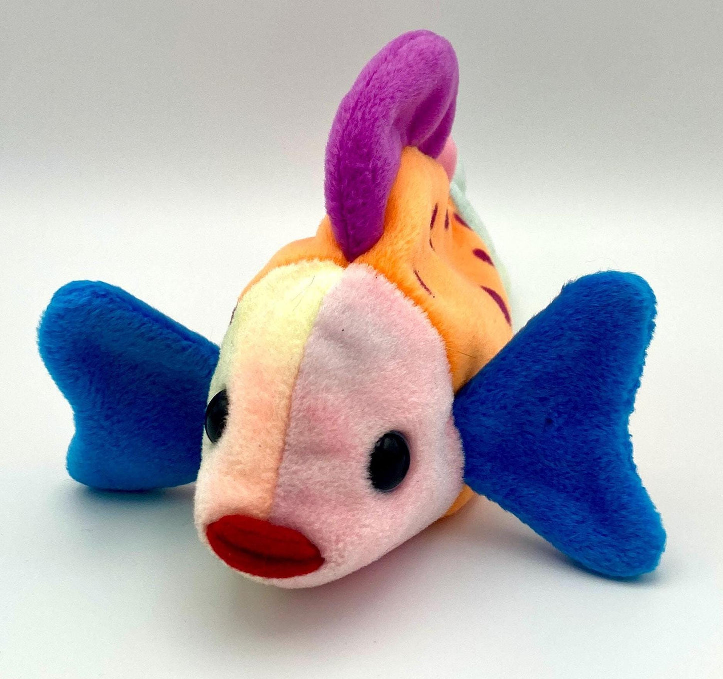 Vintage Ty Beanie Baby - Lips the Fish 8 Inch Stuffed Plush - Hand Picked (No Hang Tag)